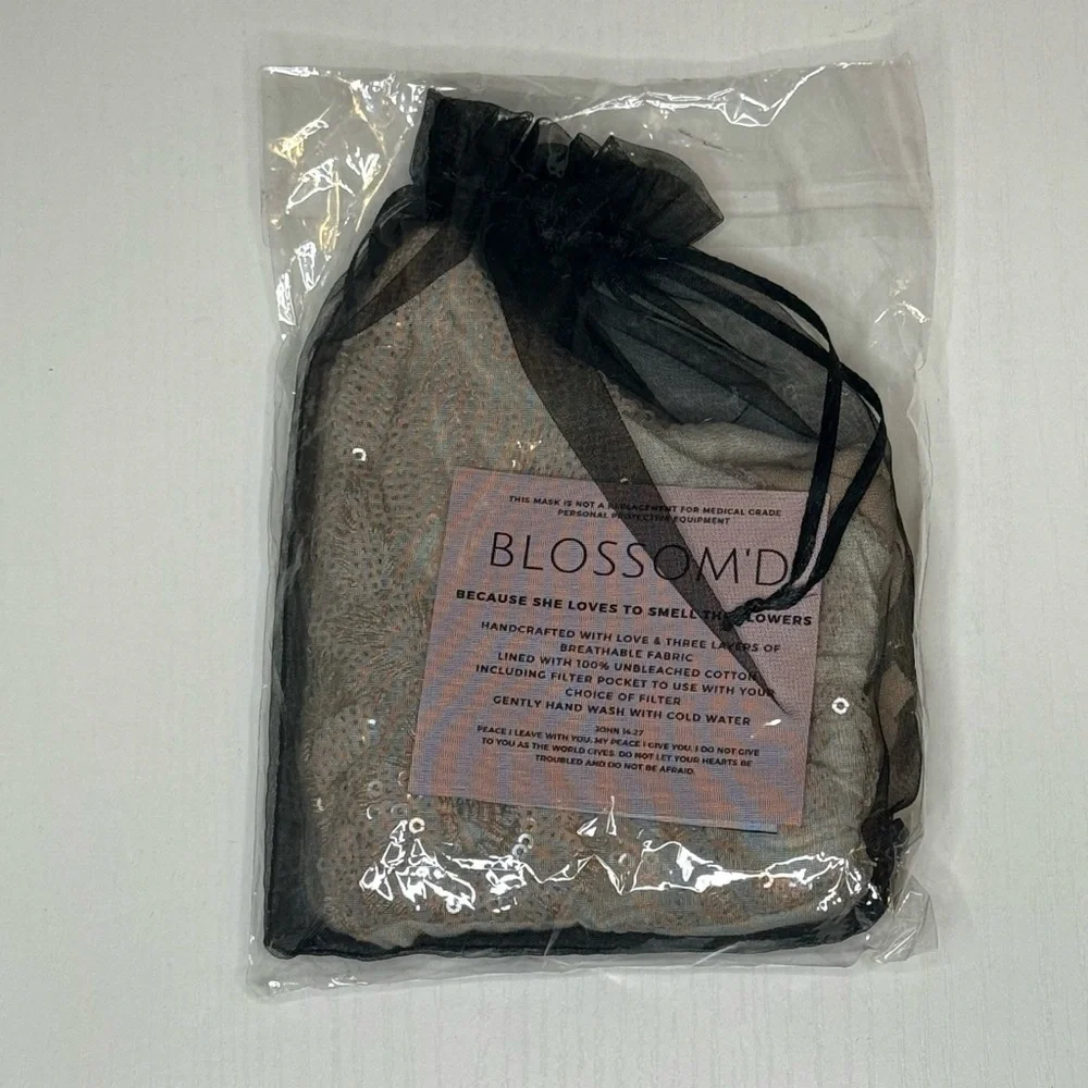 SeamlessUnion x ALLIE AMONOO Blossom'd Reusable Cloth Mask Face Covering